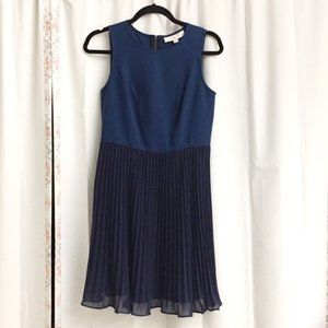 Ann Taylor LOFT Blue Dress 4P